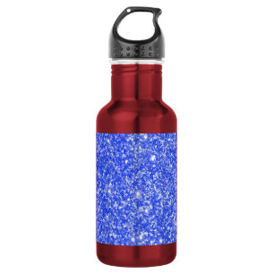 Bouteille D'eau En Acier Inoxydable Bleu de parties scintillantes