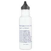 Bouteille D'eau En Acier Inoxydable Bleu & Or Cancer ne peut pas faire Angel (Droite)