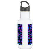 Bouteille D'eau En Acier Inoxydable blue geometric pattern (Dos)