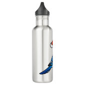 Bouteille D'eau En Acier Inoxydable Blue Jay Père Noël (Gauche)
