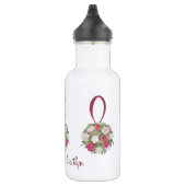 Bouteille D'eau En Acier Inoxydable Bouquet Fleur Mariage personnalisé Favoriser boute (Droite)