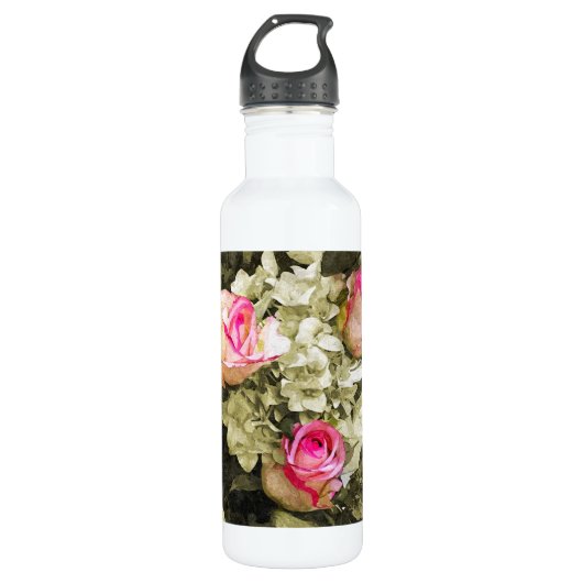 Bouteille D'eau En Acier Inoxydable Bouquet mariage (Devant)
