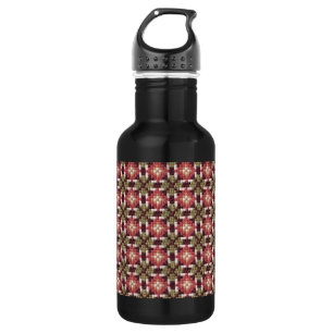 Bouteille D'eau En Acier Inoxydable Broderie rétro