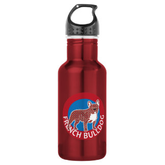 Bouteille D'eau En Acier Inoxydable bulldog français