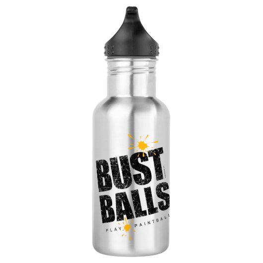 Bouteille D'eau En Acier Inoxydable Bust Bust Balls de Painball (Droite)