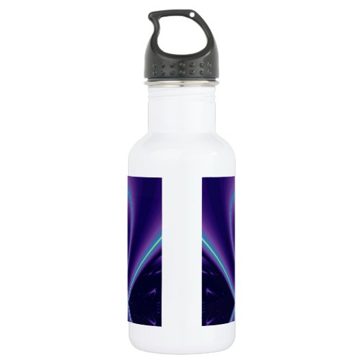 Bouteille D'eau En Acier Inoxydable CADUCUS, Améthyste Or Vibrant (Dos)