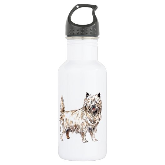 Bouteille D'eau En Acier Inoxydable Cairn Terrier (Devant)