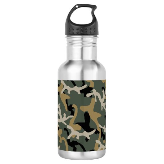 Bouteille D'eau En Acier Inoxydable Camo (Devant)