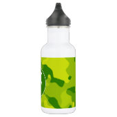 Bouteille D'eau En Acier Inoxydable Camo vert pomme; Cheval, équestre (Droite)