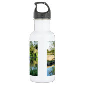 BOUTEILLE D'EAU EN ACIER INOXYDABLE CANAUX (Dos)