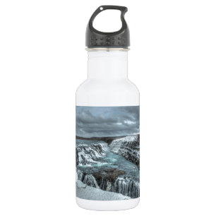 Bouteille D'eau En Acier Inoxydable Cascade de Gullfoss, Islande