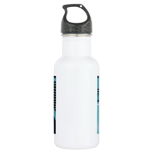 Bouteille D'eau En Acier Inoxydable Casque bleu (Dos)