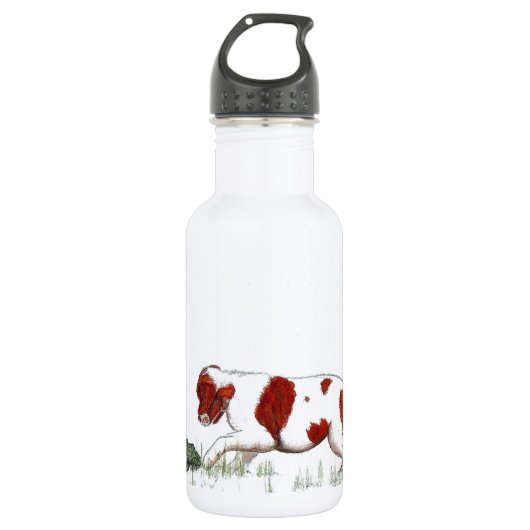 Bouteille D'eau En Acier Inoxydable Cavalier King Charles Spaniel (Devant)