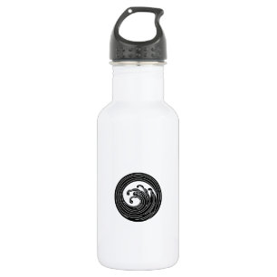 Bouteille D'eau En Acier Inoxydable Cercle d'onde en forme de tourbillon