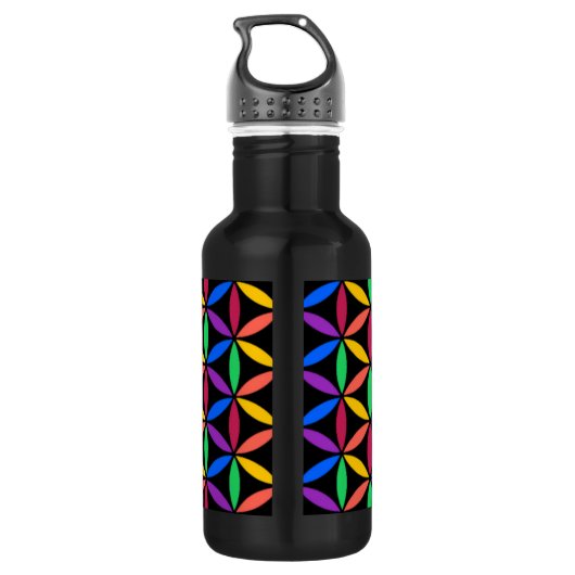 Bouteille D'eau En Acier Inoxydable Cercles arc-en-ciel (Dos)