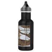 Bouteille D'eau En Acier Inoxydable Cerf à queue blanche dans la neige (Droite)