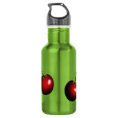 Bouteille d'eau en acier inoxydable Cerises (Dos)