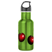 Bouteille d'eau en acier inoxydable Cerises (Devant)