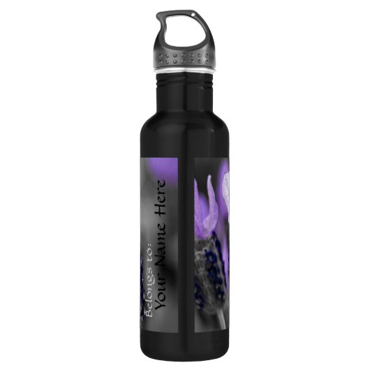 Bouteille D'eau En Acier Inoxydable Champ de lavande (Dos)