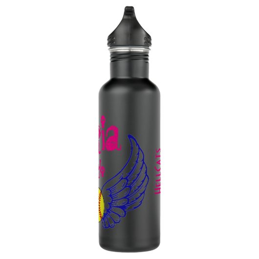 Bouteille D'eau En Acier Inoxydable Chaque Softballer a besoin d'hydratation (Droite)