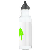 Bouteille D'eau En Acier Inoxydable Chartreuse, Neon Green Hockey (Droite)