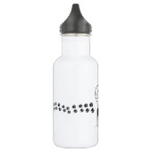 Bouteille D'eau En Acier Inoxydable chat noir (Gauche)