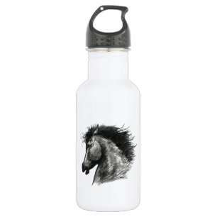 Bouteille D'eau En Acier Inoxydable Cheval Sauvage Fougueux