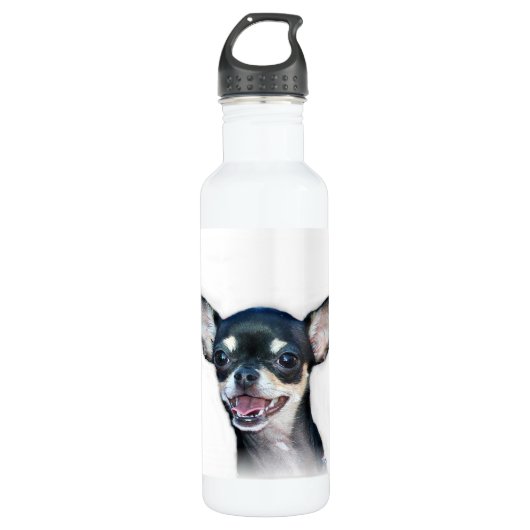 Bouteille D'eau En Acier Inoxydable Chien de chiwawa (Devant)