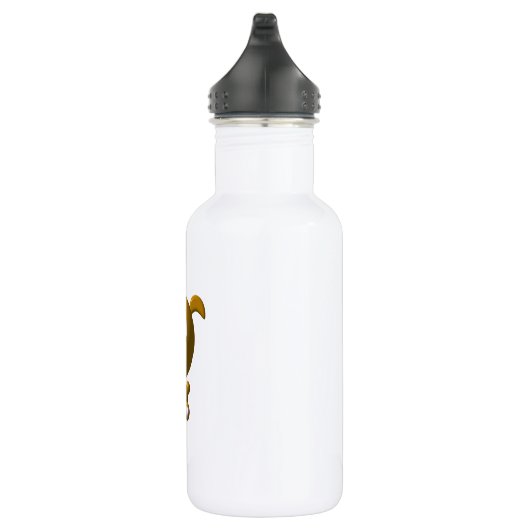 Bouteille D'eau En Acier Inoxydable Chien mignon avec libellule (Droite)