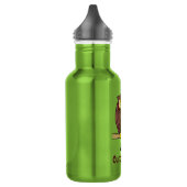 Bouteille d'eau en acier inoxydable Chouette de de (Gauche)