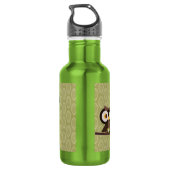 Bouteille D'eau En Acier Inoxydable Chouette forestière Hoot Woodland 32. oz. (Dos)