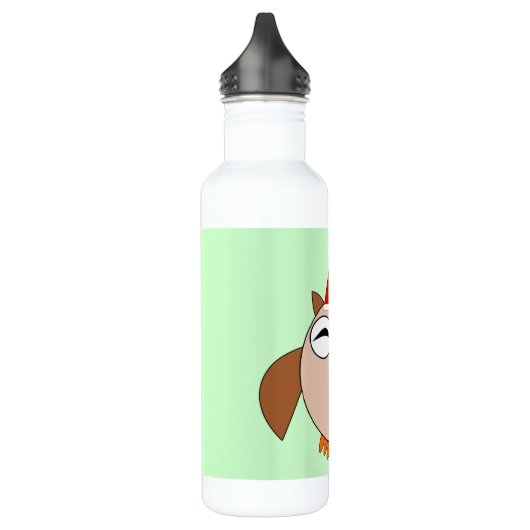 Bouteille D'eau En Acier Inoxydable Chritsmas Chritas Owl (Gauche)