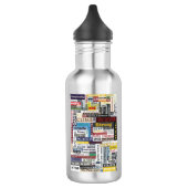 Bouteille d'eau en acier inoxydable - Citations sp (Gauche)