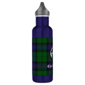 Bouteille D'eau En Acier Inoxydable Clan Armstrong Tartan & Crest Badge (Gauche)