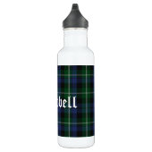 Bouteille D'eau En Acier Inoxydable Clan Campbell Tartan Plaid (Droite)