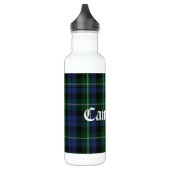 Bouteille D'eau En Acier Inoxydable Clan Campbell Tartan Plaid (Gauche)