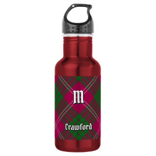 Bouteille d'eau en acier inoxydable Clan Crawford
