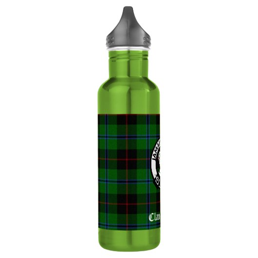 Bouteille D'eau En Acier Inoxydable Clan Douglas Tartan & Crest Badge (Gauche)