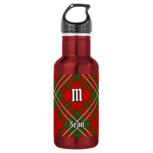 Bouteille d'eau en acier inoxydable Clan Scott Red