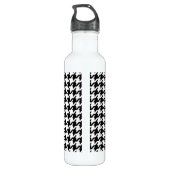 Bouteille D'eau En Acier Inoxydable Classe White Houndstooth (Dos)