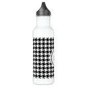 Bouteille D'eau En Acier Inoxydable Classe White Houndstooth (Gauche)