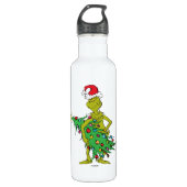Bouteille D'eau En Acier Inoxydable Classic The Grinch | Naughty (Devant)