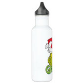Bouteille D'eau En Acier Inoxydable Classic The Grinch | Naughty ou Nice (Gauche)