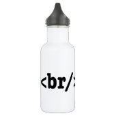 Bouteille D'eau En Acier Inoxydable code HTML de rupture (Gauche)