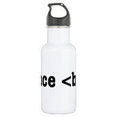 Bouteille D'eau En Acier Inoxydable code HTML de rupture (Dos)