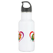 Bouteille D'eau En Acier Inoxydable Coeur portugais (Dos)