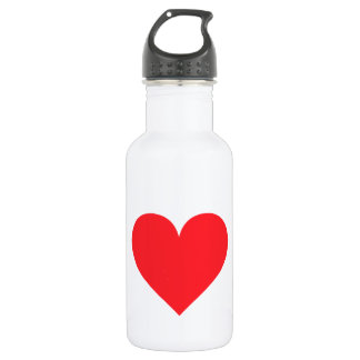 Bouteille D'eau En Acier Inoxydable Cœur rouge - Amour, Enseigne de carte, Anatomie
