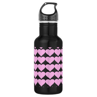 Bouteille D'eau En Acier Inoxydable Coeurs roses, Amour inconditionnel_