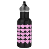 Bouteille D'eau En Acier Inoxydable Coeurs roses, Amour inconditionnel_ (Droite)