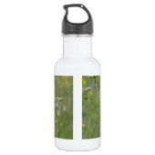 Bouteille D'eau En Acier Inoxydable Colibri : Oiseau en fleurs (Dos)